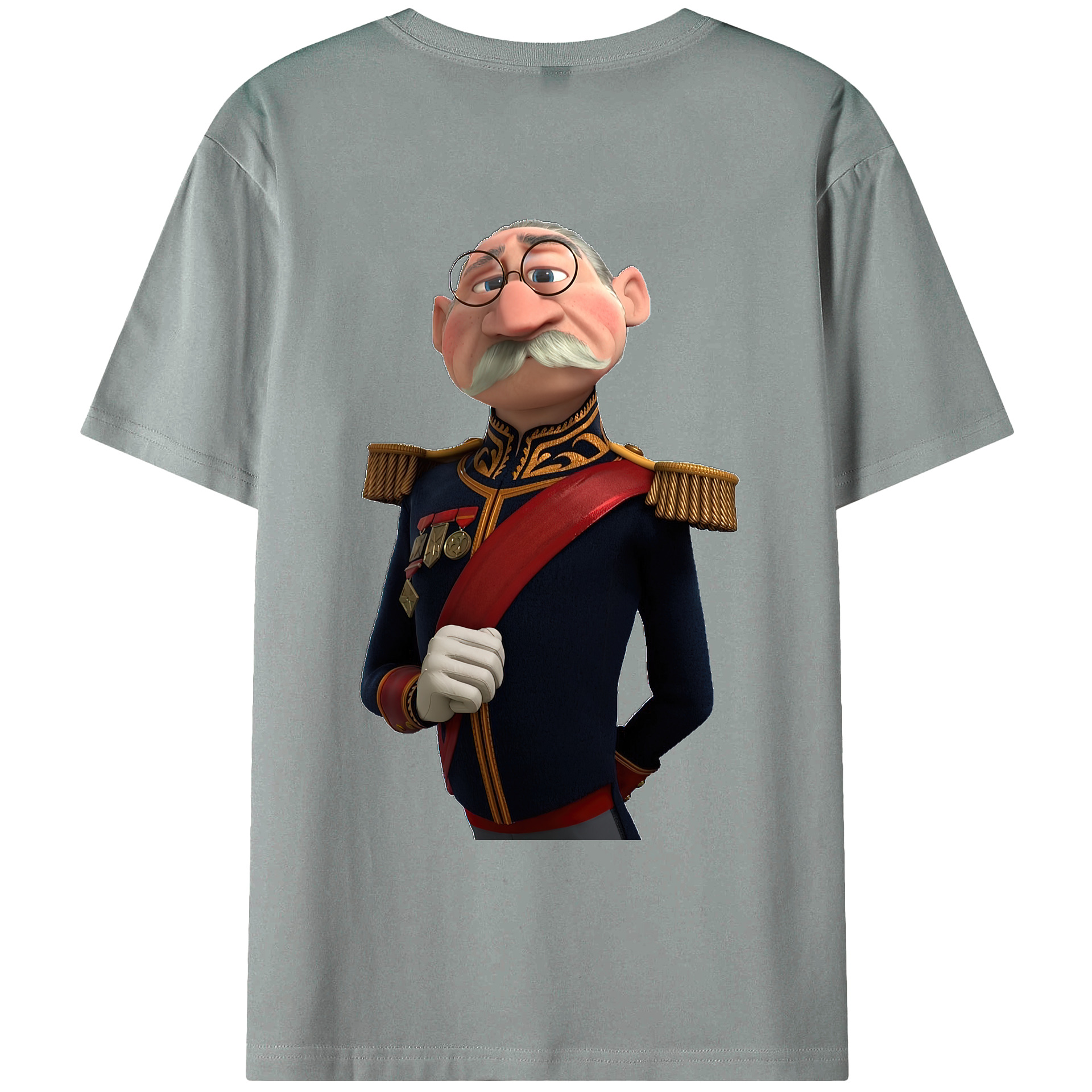 （画像用） アナと雪の女王 アンナ エルサ Frozen Anna Elsa 綿100％ メンズ半袖Tシャツ（バックプリント） 通気性